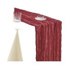 Caminho De Mesa Boho Em Gaze De Algodão (6 Peças, 40x270cm) Para Casamento, Chá De Panela E Festa De