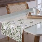 Caminho de Mesa Bordado Em Linho Austrália Floral 40x90 cm Jolitex
