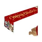 Caminho De Mesa De Natal Vermelho Com Papai Noel E Boneco De Neve, Decorações Para Casa, Presentes