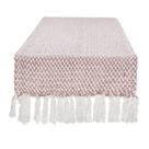 Caminho de Mesa DII Tricô 100% Algodão 38x183 cm Lavanda Clara