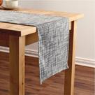 Caminho de Mesa Jacquard Nice Cinza Claro
