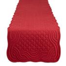 Caminho de Mesa Matelassê Estilo Fazenda DII 33x183 cm Cranberry