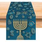 Caminho De Mesa Menorá Decoração Judaico Hebraico Caminho De Mesa Menorá Decoração Judaico Hebraico