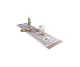 Caminho de Mesa Rendada Estampada 0,40CM x 1,50M