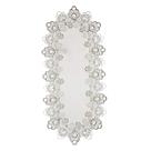 Caminho de Mesa Rendado Veneza Bege/Branco/Fendi - Jolitex