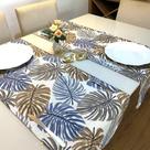 Caminho de Mesa Repelente a Água Folhagem kit c/2- Adomes