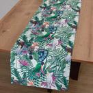 Caminho de Mesa Retangular 40x85cm Glamour Pássaros - Catran