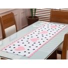 Caminho de Mesa Trilho Retangular Estampado 1,35m x 45cm 4 ou 6 Lugares Cozinha Sala Jantar Decoração