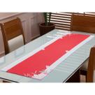 Caminho de Mesa Trilho Retangular Estampado 1,35m x 45cm 4 ou 6 Lugares Cozinha Sala Jantar Decoração