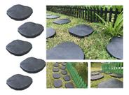 Caminho Ecológico Jardim Pisante Preto Plástico Kit 5 Lindo