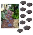 Caminho Ecológico Para Jardim Pisante Plástico Kit 25 marrom
