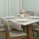 Caminho Trilho Corredor de Mesa Essence Tecido Linho 130x40cm com Bainha Páscoa