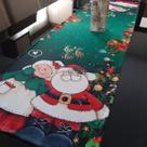 Caminho Trilho de Mesa Natal Papai Noel e Mamãe Noel 02 Caminho Trilho de Mesa Natal Papai Noel e Mamãe Noel 02