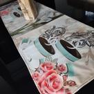 Caminho Trilho de Mesa Retangular Café