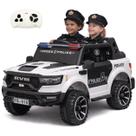Caminhonete Elétrica Dodge Ram Zippy Toys RVM Policia 12V Controle Caminhonete Elétrica Dodge Ram Zippy Toys RVM Policia 12V Controle