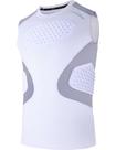 Camisa acolchoada COOLOMG Youth Chest Rib Protector White S