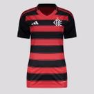 Camisa Adidas Flamengo I 2025 Feminina Patch Libertadores Camisa Adidas Flamengo I 2025 Feminina Patch Libertadores