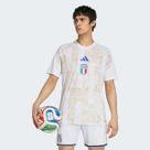 Camisa Adidas Itália Pré-Jogo I 2026 Branca e Bege Camisa Adidas Itália Pré-Jogo I 2026 Branca e Bege