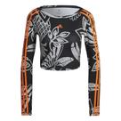 Camisa Adidas Manga Longa Cropped Farm Rio - HI5217