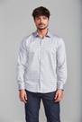 Camisa Algodão Egípcio Slim Fit - Cinza Claro Camisa Algodão Egípcio Slim Fit - Cinza Claro
