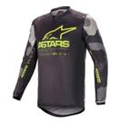 Camisa Alpinestars Racer Tactical 21 Cinza Camuflado Amarelo