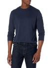 Camisa Amazon Essentials Slim-Fit de manga comprida masculina azul marinho