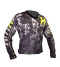 Camisa Amx Camuflada Trilha Motocross Verde Neon