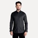 Camisa Aramis Tricoline Monocromática Chumbo