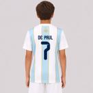 Camisa Argentina Classic Juvenil 7 De Paul