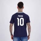 Camisa Argentina Ribbon Marinho 10 Messi