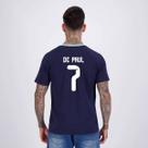Camisa Argentina Ribbon Marinho 7 De Paul