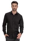 Camisa arrow slim preta masculina
