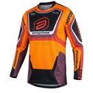 Camisa ASW Image Cyber Laranja Preta Marrom