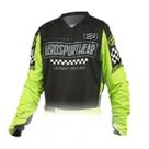 Camisa Asw Image Knight Preto Amarelo Fluo