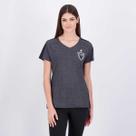 Camisa Atlético Mineiro Escudo Feminina Cinza Camisa Atlético Mineiro Escudo Feminina Cinza