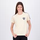 Camisa Atlético Mineiro Fervilhar Feminino Bege Camisa Atlético Mineiro Fervilhar Feminino Bege
