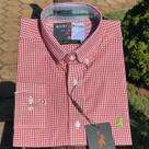 Camisa Austin Manga Longa Xadrez Vermelho Camisa Austin Manga Longa Xadrez Vermelho