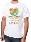 Camisa Autismo Frase Autismo Oque Nos Conecta é o Amor