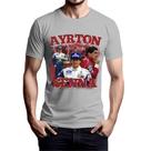 Camisa Ayrton Senna Camiseta Masculina Verão Dia a Dia Reforçada 100% Algodão