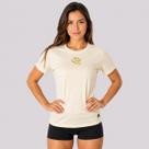Camisa Baby Look Flamengo Dry Feminina Off White