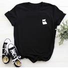 Camisa BabyLook Feminina Gato Gatinha Style Tumblr