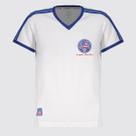 Camisa Bahia Retrô 1988 Juvenil Branca Camisa Bahia Retrô 1988 Juvenil Branca