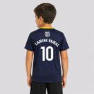 Camisa Barcelona Epoch Infantil Azul Marinho 10 Lamine Yamal