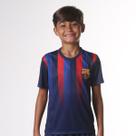 Camisa Barcelona Infantil Edição Especial Oficial Licenciada Cor:Azul e VermelhoTamanho:12