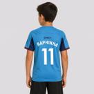 Camisa Barcelona Phoenix Infantil Azul 11 Raphinha