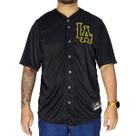 Camisa Baseball M10 Classic Los Angeles LA Preto Tamanho:G2Cor:Preto