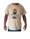 Camisa Básica Caqui Religiosa Estampa Sou Filho do Rei Tecido 100% Poliéster