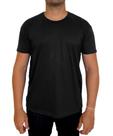 Camisa básica masculina poliéster malha pp preta