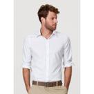 Camisa Básica Masculina Super Slim Manga Longa