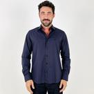 Camisa Baumgarten Xadrez Elegance Slim Manga Longa Masculina